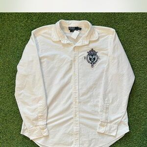 Polo by Ralph Lauren White Men's Button Down Shirt